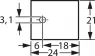 V8640/AV Assmann WSW Montagescheiben für Halbleiter