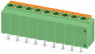 Leiterplattenklemme, 9-polig, RM 5.08 mm, 0,2-1,5 mm², 15 A, Federklemmanschluss, grün, 1751578