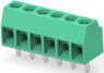 Leiterplattenklemme, 6-polig, RM 3.5 mm, 0,08-1,4 mm², 12 A, Käfigklemme, grün, 1546551-6