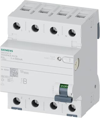 5SV3646-5 Siemens FI Circuit Breakers Image 1