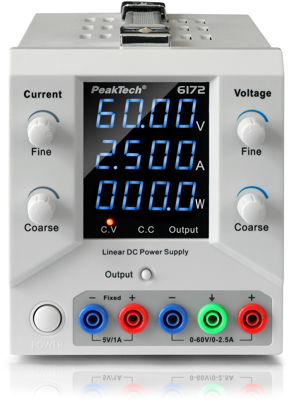 P 6172 PeakTech Labornetzteile und Lasten Bild 1