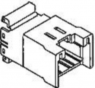 Stecker, unbestückt, 12-polig, gerade, 2-reihig, schwarz, 174058-2