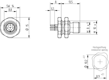 934742001 Lumberg Automation Sensor-Aktor Rundsteckverbinder