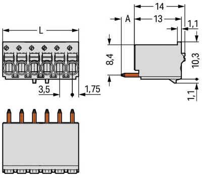 2091-1178/200-000 WAGO PCB Connection Systems Image 2