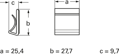 FCC-A-C8 Panduit Kabelhalter Bild 2