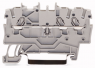 3-Leiter-Durchgangsklemme, Push-in-Anschluss, 0,14-1,5 mm², 1-polig, 13.5 A, 8 kV, grau, 2000-1301