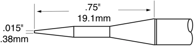 TTP-CNP1 METCAL Lötspitzen, Entlötspitzen und Heißluftdüsen