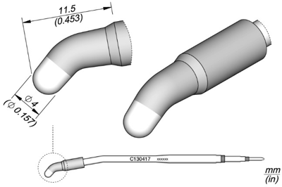 C130417 JBC Lötspitzen, Entlötspitzen und Heißluftdüsen