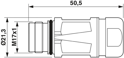 1619017 Phoenix Contact Sensor-Aktor Rundsteckverbinder Bild 2