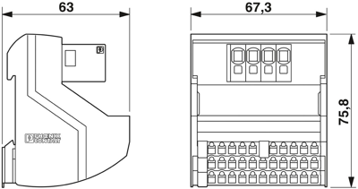 2903799 Phoenix Contact Reihenklemmen Bild 2