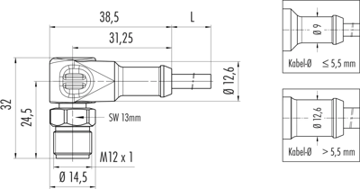 77 3727 0000 20912-0200 binder Sensor-Aktor Kabel Bild 2