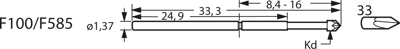 F58533S105L100 Feinmetall Prüfstifte Bild 3