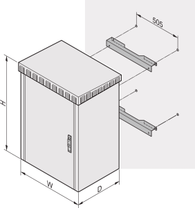 Wandbefestigungsatz für Outdoor Unibody