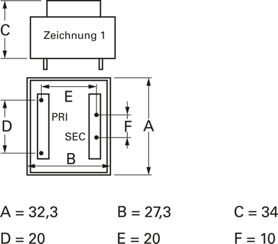 VB 2,8/1/18 Block Printtransformatoren Bild 2