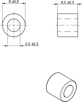 742701712 Würth Elektronik eiSos Ferrit-Kabelkerne Bild 2