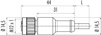 77 3420 0000 50712-0200 binder Sensor-Aktor Kabel Bild 2