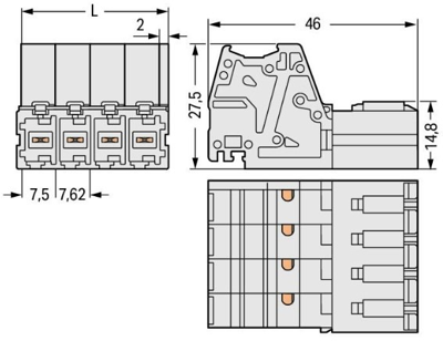 831-3206 WAGO Connecting Blocks Image 2