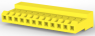 Buchsengehäuse, 12-polig, RM 3.96 mm, gerade, gelb, 4-640427-2