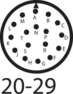 97-20-29S(431) Amphenol Sonstige Rundsteckverbinder