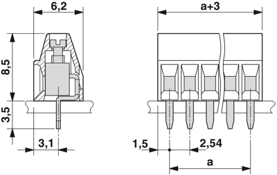 1725685 Phoenix Contact PCB Terminal Blocks Image 2