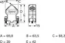 1534811-1 AMP D-Sub Gehäuse