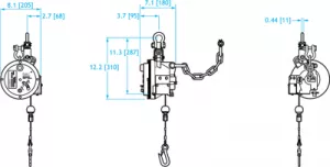 10EL Aero-Motive Federzüge und Balancer