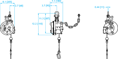 25EL Aero-Motive Federzüge und Balancer Bild 3