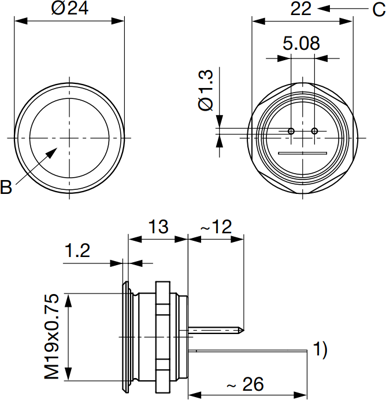 1241.2475.8 SCHURTER Piezotaster Bild 2