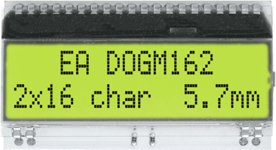 EA DOGM162E-A DISPLAY VISIONS LCD-Module