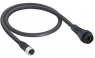 Sensor-Aktor Kabel, M12-Kabeldose, gerade auf 7/8"-Kabelstecker, gerade, 5-polig, 1 m, schwarz, 39651