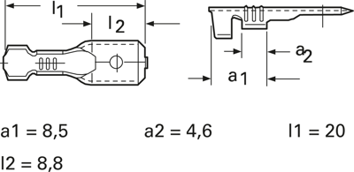 45259.123.011 LEAR Corporation Flachstecker