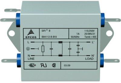 B84112B0000B020 TDK (EPCOS) Interference suppression filter Image 1