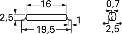 MK15-C-2 Standex Electronics Näherungsschalter, Reedschalter Bild 2