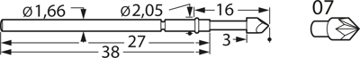 F78607S200L300 Feinmetall Prüfstifte Bild 3