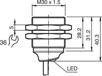 87749 PEPPERL+FUCHS Proximity Switches, Reed switches Image 2