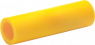 Stoßverbinder mit Isolation, 4,0-6,0 mm², AWG 11 bis 10, gelb, 27 mm