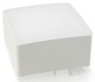 Stößel, quadratisch, (L x B x H) 18 x 18 x 10.45 mm, weiß, für MICON 5, 5.05.005.176/2200