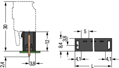 231-134/001-000/105-604 WAGO PCB Connection Systems Image 2