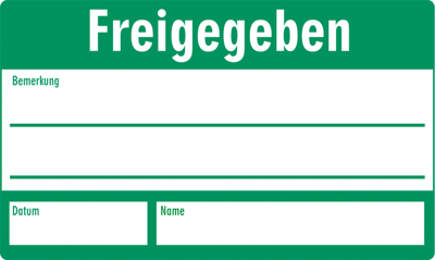 088.51-9-30X50-A Schlemmer Inspection labels, plates and tapes