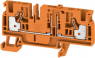 Trenn- und Messtrenn Reihenklemme, Push-in-Anschluss, 0,5-4,0 mm², 20 A, 4 kV, orange, 2429890000