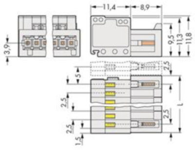 733-203 WAGO Steckverbindersysteme Bild 2