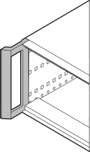 Frontgriff Bausatz zum Nachrüsten, RAL 7016, für RatiopacPRO Air 3 / 4 HE