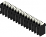 Leiterplattenklemme, 15-polig, RM 3.81 mm, 0,13-1,5 mm², 12 A, Federklemmanschluss, schwarz, 1870040000