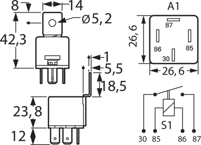 20 200 100A Wehrle Automotive Relays Image 4