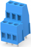 Leiterplattenklemme, 3-polig, RM 5 mm, 0,05-3 mm², 17.5 A, Käfigklemme, blau, 796691-3