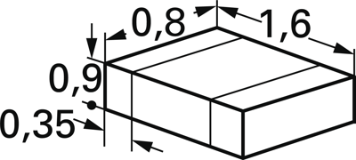 06035C102KAT2A AVX Keramik Kondensatoren