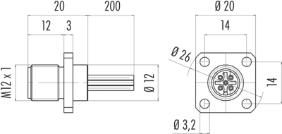 09 3443 00 05 binder Sensor-Aktor Kabel Bild 2