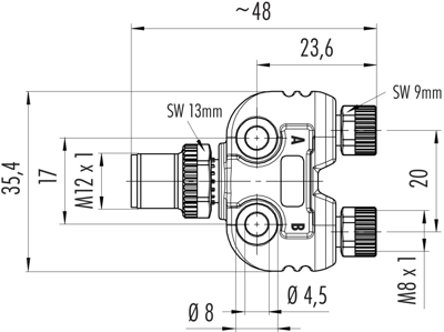 79 5232 90 04 binder Sensor-Aktor Adapter Bild 2