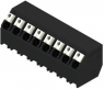 Leiterplattenklemme, 8-polig, RM 5.08 mm, 0,13-1,5 mm², 12 A, Federklemmanschluss, schwarz, 1888770000