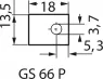 GS 66 P Fischer Elektronik Montagescheiben für Halbleiter